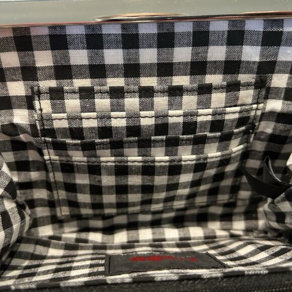 Hobo International Red Patent Leather Clutch Handbag w/chain Leather Vintage - Picture 11 of 12